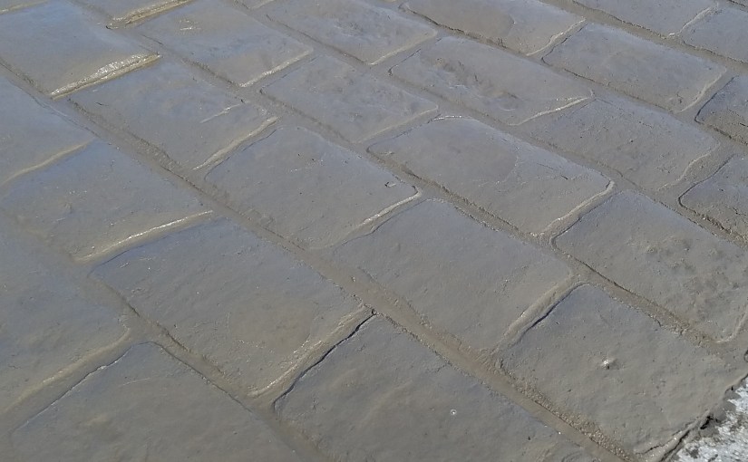 Stamped Concrete Cobblestones
