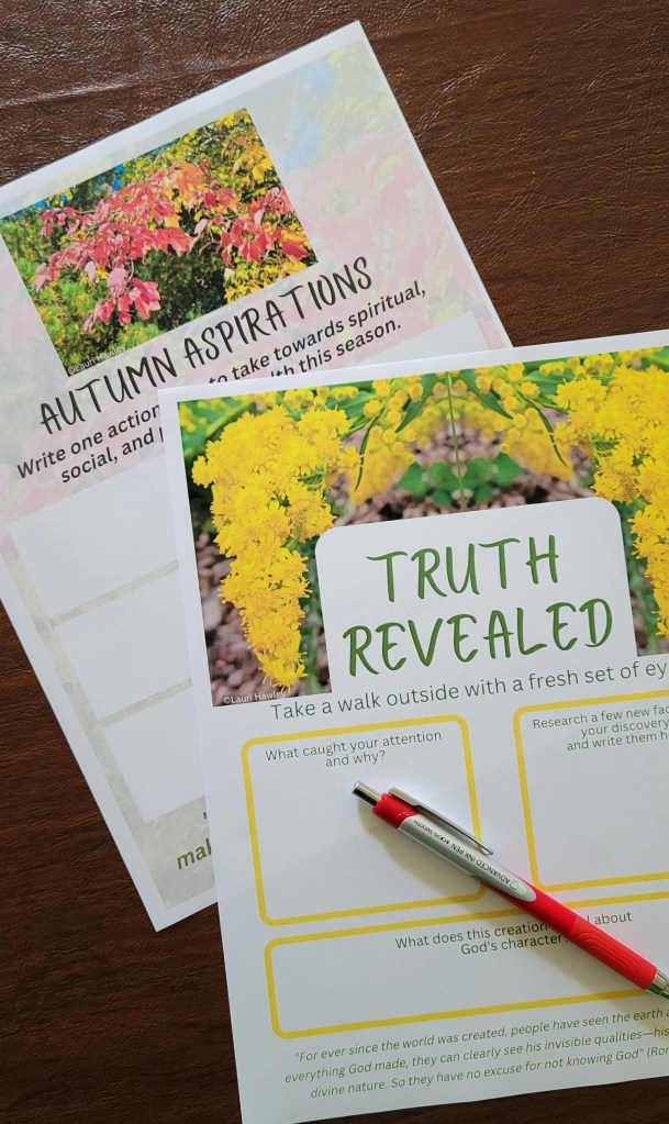 Two printable pages available for download