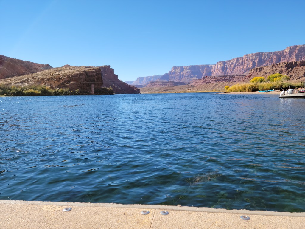 View of Colorado River downstream from Lee's Ferry